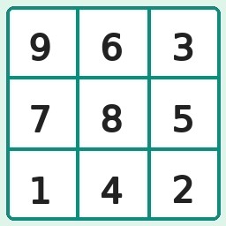 Grille Sudoku flat design