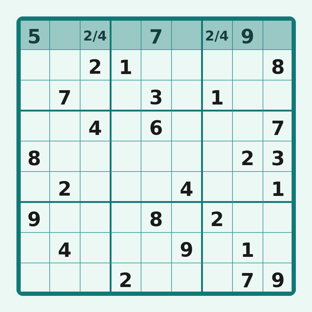 Exercice 2 - Solution grille Sudoku