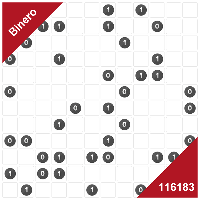 Binero Grilles gratuites du jour à jouer en ligne
