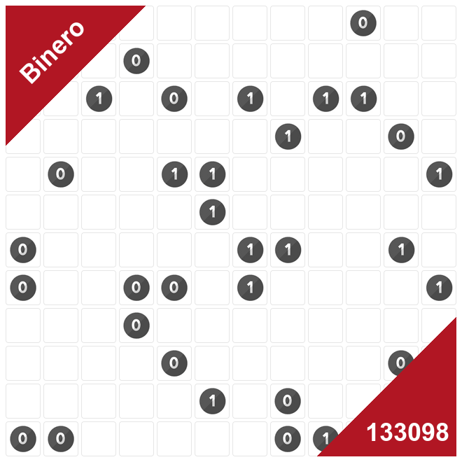 Binero Grilles gratuites du jour à jouer en ligne